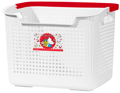 ตะกร้าใส่ของอเนกประสงค์ Hello Kitty 40 x 35.5 x 29 ซม. 2 ลาย